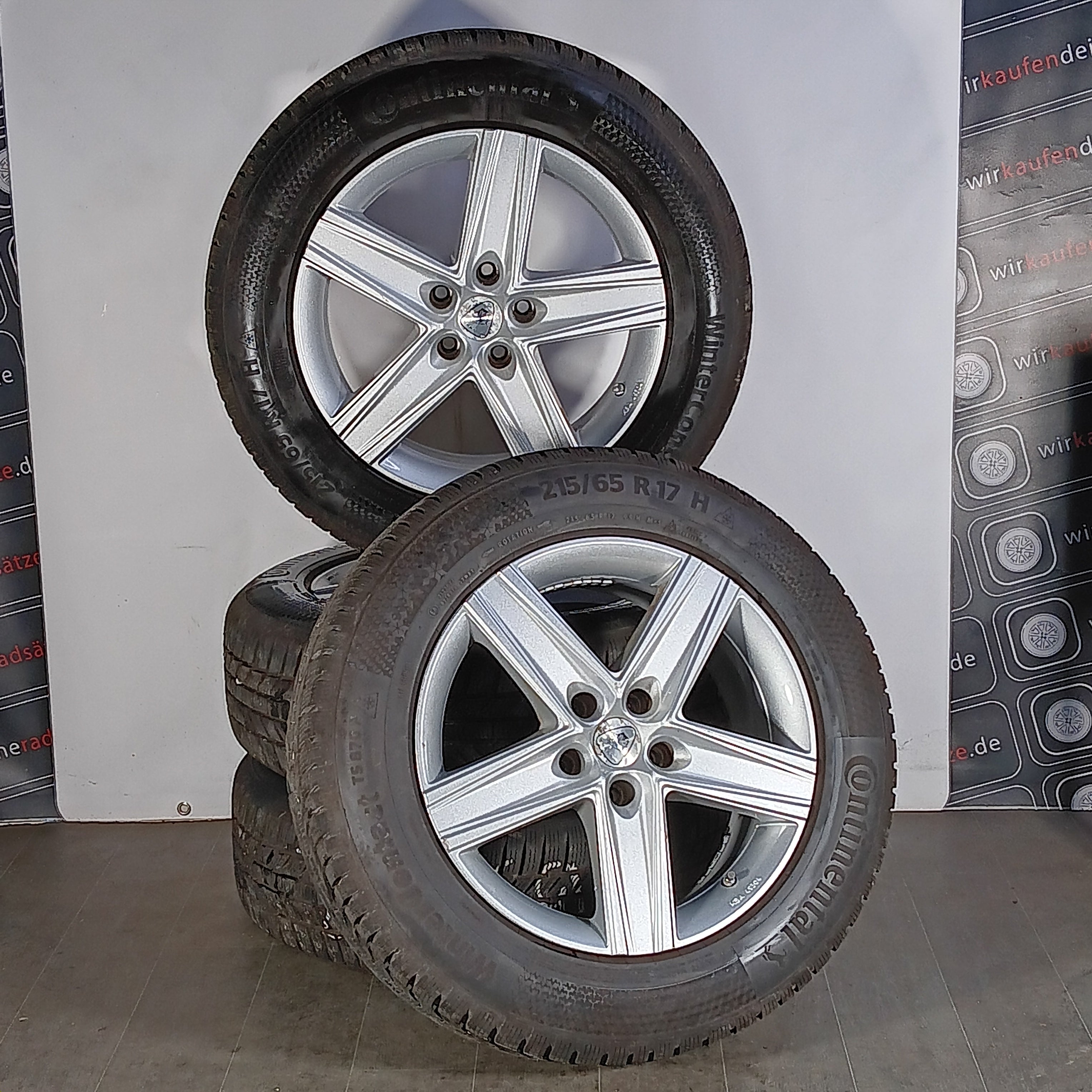 VW Tiguan 1 high quality 5N Stahlfelgen Winterreifen 215/65 R 16 PA0#1